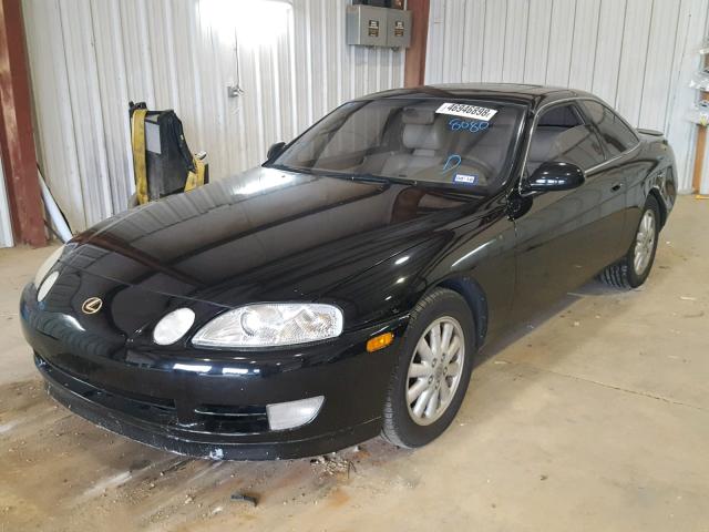 JT8UZ30C5R0038080 - 1994 LEXUS SC 400 BLACK photo 2