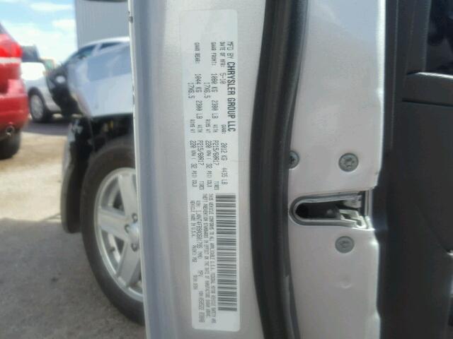 1J4NT4FB9AD601795 - 2010 JEEP COMPASS SP 银色 照片 10