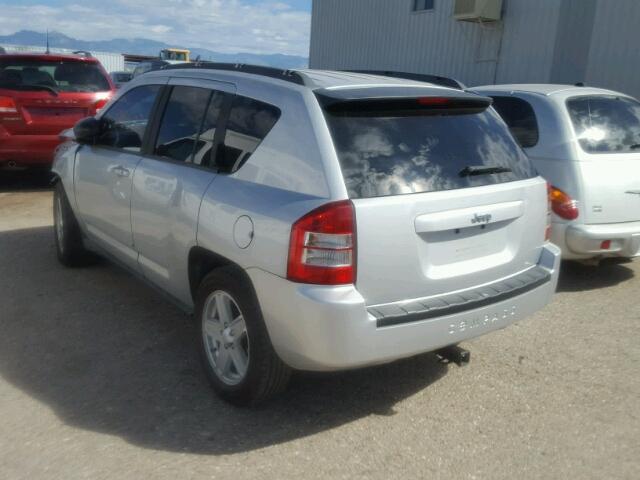 1J4NT4FB9AD601795 - 2010 JEEP COMPASS SP SILVER photo 3
