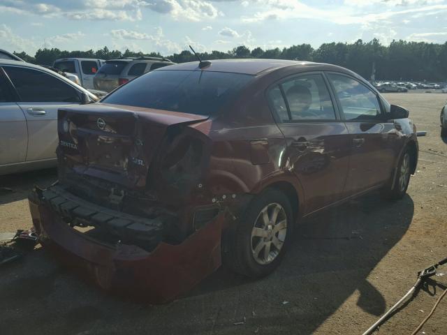 3N1AB61E47L626680 - 2007 NISSAN SENTRA 2.0 RED photo 4