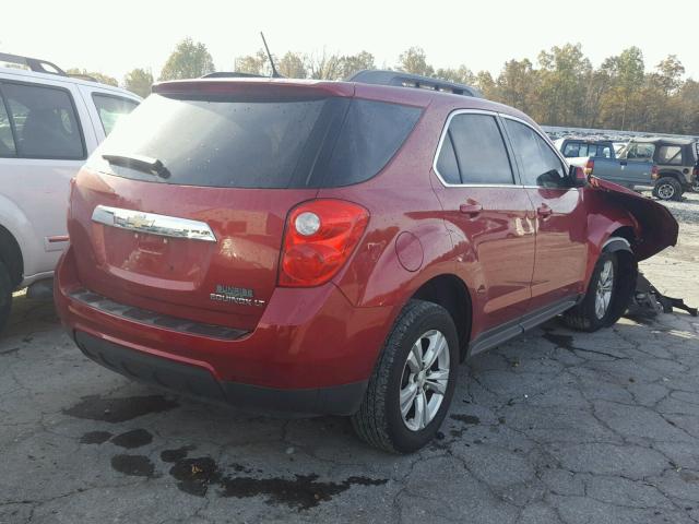 2GNALCEK3E6129394 - 2014 CHEVROLET EQUINOX LT MAROON photo 4