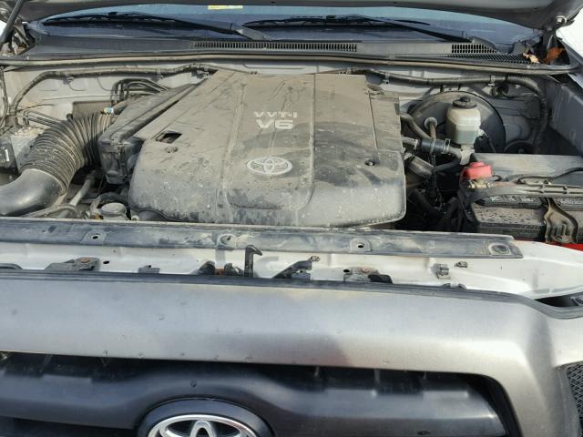 5TELU42N78Z531094 - 2008 TOYOTA TACOMA DOU SILVER photo 7