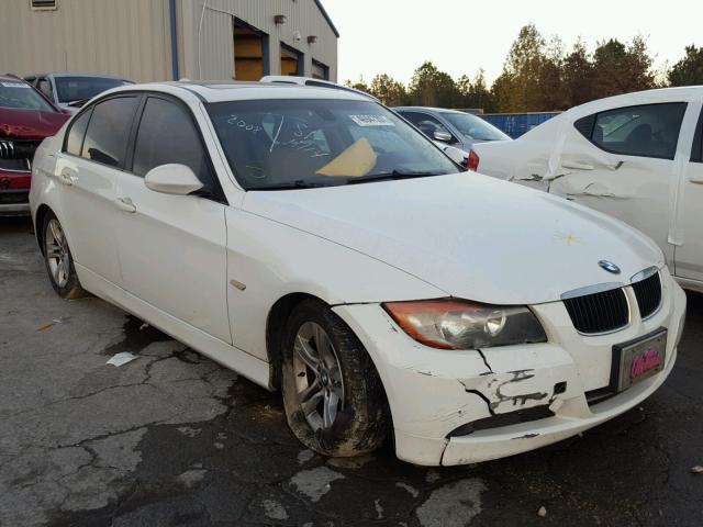 WBAVA37588NL58061 - 2008 BMW 328 I WHITE photo 1