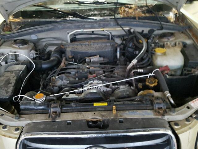 JF1SG63624H704849 - 2004 SUBARU FORESTER 2 GOLD photo 7