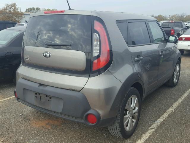 KNDJP3A56E7085582 - 2014 KIA SOUL + GRAY photo 4