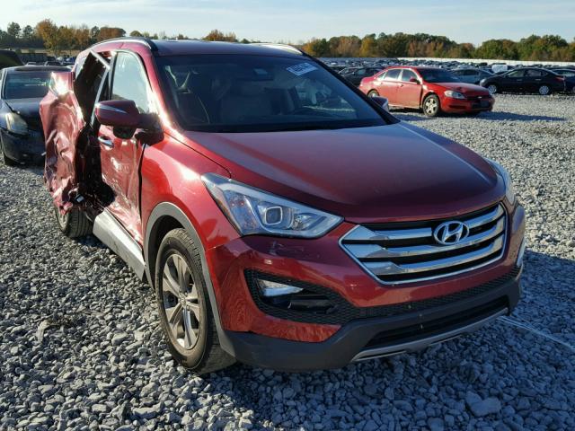 5XYZU3LB4EG129533 - 2014 HYUNDAI SANTA FE S BURGUNDY photo 1