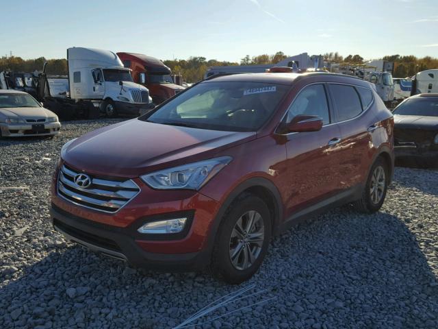 5XYZU3LB4EG129533 - 2014 HYUNDAI SANTA FE S 勃艮第红 照片 2