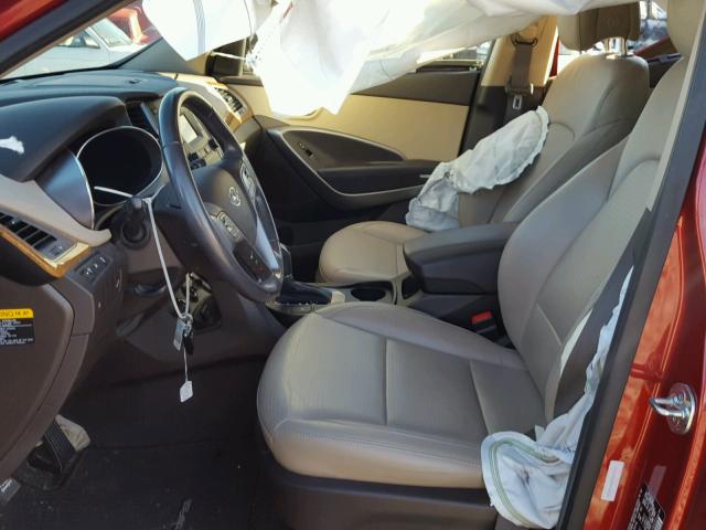 5XYZU3LB4EG129533 - 2014 HYUNDAI SANTA FE S 勃艮第红 照片 5