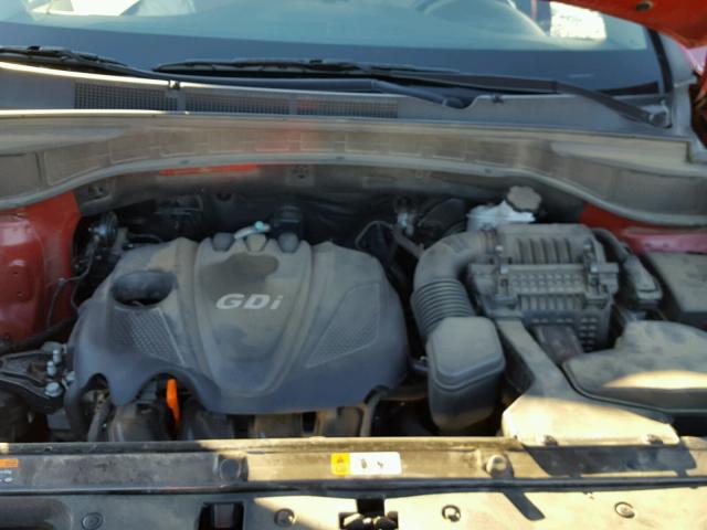 5XYZU3LB4EG129533 - 2014 HYUNDAI SANTA FE S 勃艮第红 照片 7