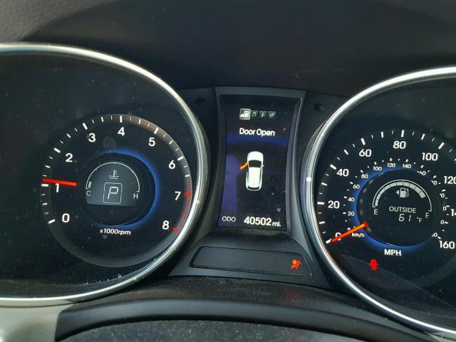 5XYZU3LB4EG129533 - 2014 HYUNDAI SANTA FE S 勃艮第红 照片 8