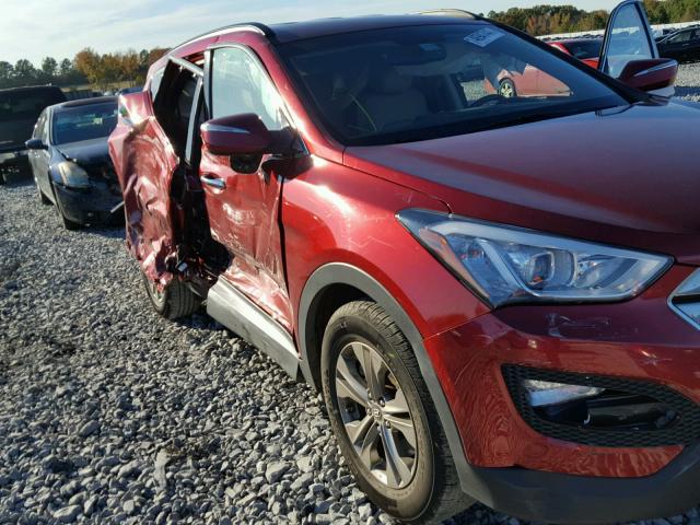 5XYZU3LB4EG129533 - 2014 HYUNDAI SANTA FE S BURGUNDY photo 9