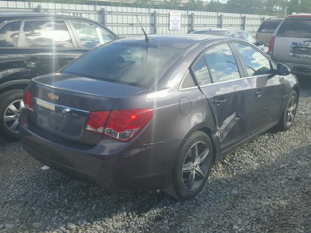 1G1PF5S96B7112486 - 2011 CHEVROLET CRUZE LT CHARCOAL photo 4