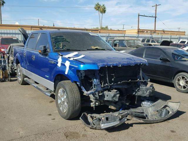 1FTFW1CT5CKD77145 - 2012 FORD F150 SUPER BLUE photo 1