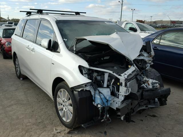 5TDDK3DCXGS136290 - 2016 TOYOTA SIENNA XLE WHITE photo 1