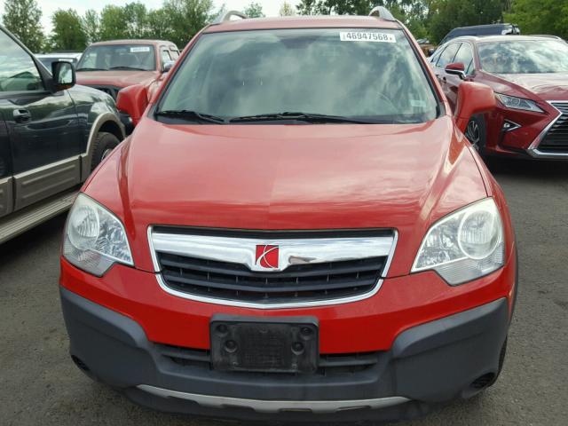 3GSCL33P19S539753 - 2009 SATURN VUE XE RED photo 9