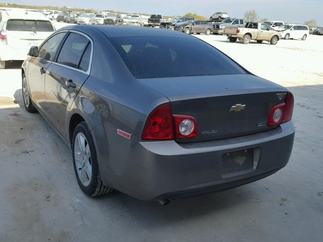 1G1ZA5EU8BF308491 - 2011 CHEVROLET MALIBU LS BROWN photo 3