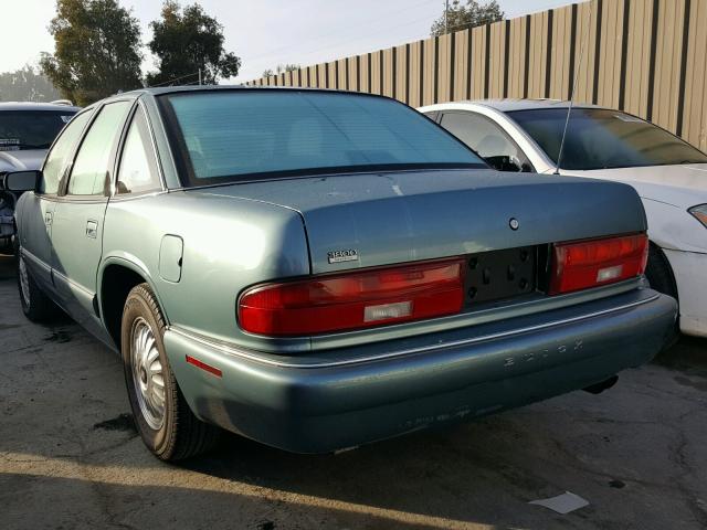 2G4WB52KXT1401687 - 1996 BUICK REGAL CUST GREEN photo 3