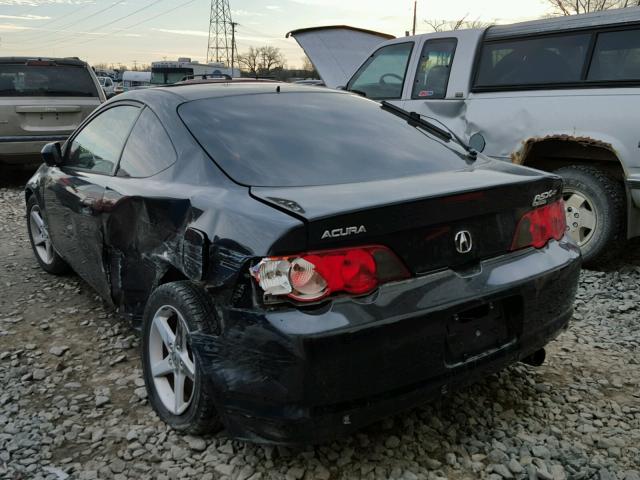 JH4DC53094S011976 - 2004 ACURA RSX TYPE-S BLACK photo 3