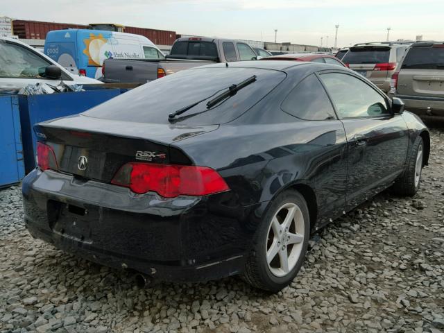 JH4DC53094S011976 - 2004 ACURA RSX TYPE-S BLACK photo 4