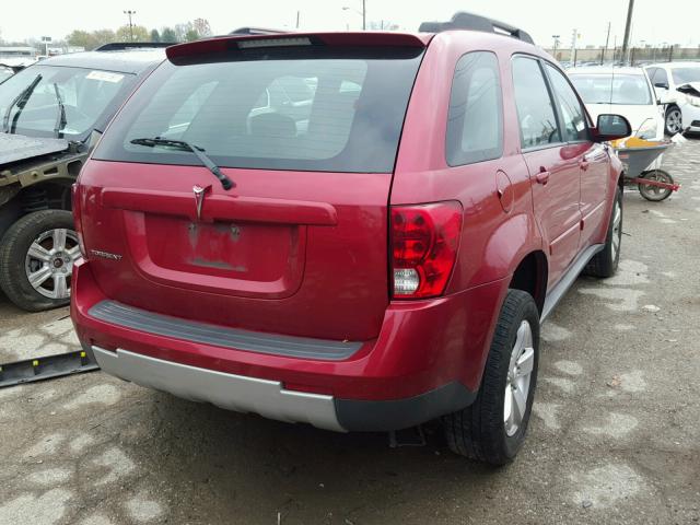 2CKDL63F066090772 - 2006 PONTIAC TORRENT RED photo 4