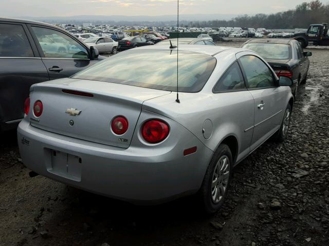 1G1AA1F5XA7152606 - 2010 CHEVROLET COBALT SILVER photo 4