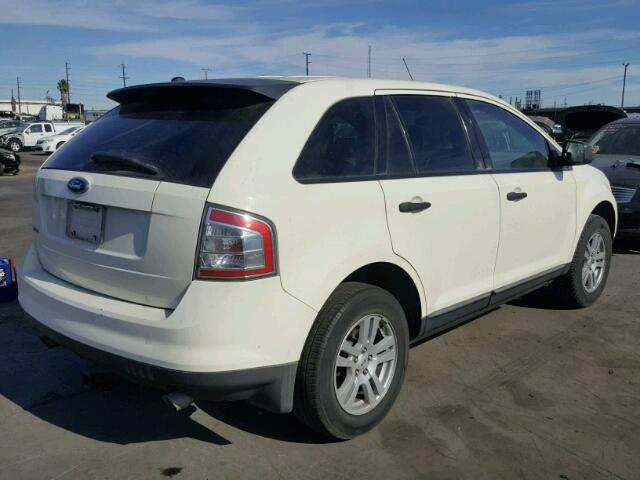 2FMDK36C57BA62285 - 2007 FORD EDGE SE WHITE photo 4