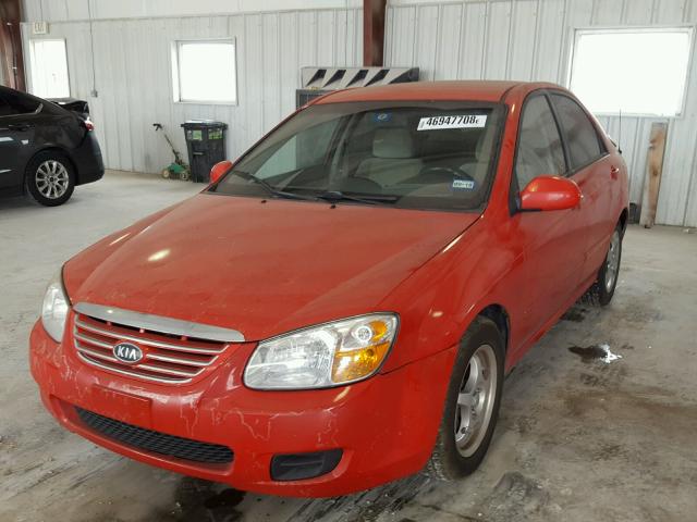 KNAFE121585567694 - 2008 KIA SPECTRA EX RED photo 2