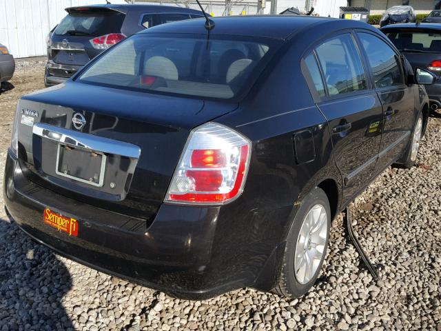 3N1AB6AP2AL635810 - 2010 NISSAN SENTRA 2.0 BLACK photo 4