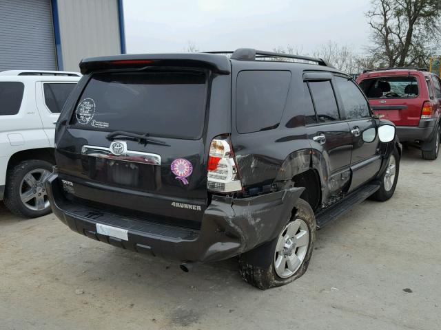 JTEZU14R678071429 - 2007 TOYOTA 4RUNNER SR BLACK photo 4