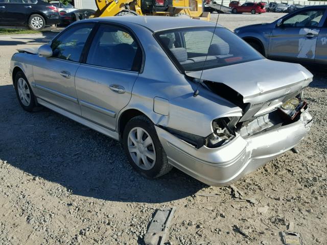 KMHWF25S15A112236 - 2005 HYUNDAI SONATA GL SILVER photo 3