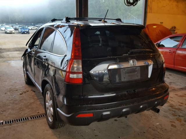 JHLRE48779C011299 - 2009 HONDA CR-V EXL BLACK photo 3