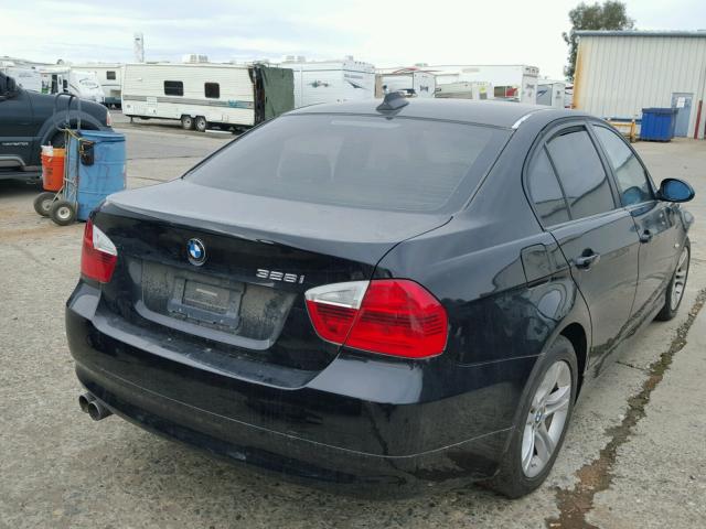 WBAVA33518KX88618 - 2008 BMW 328 BLACK photo 4