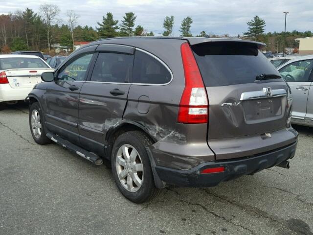 5J6RE48519L054512 - 2009 HONDA CR-V EX BROWN photo 3