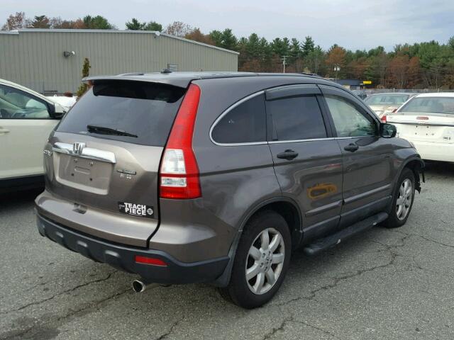 5J6RE48519L054512 - 2009 HONDA CR-V EX BROWN photo 4