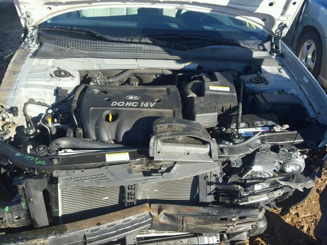 5NPET46C78H370060 - 2008 HYUNDAI SONATA GLS SILVER photo 7