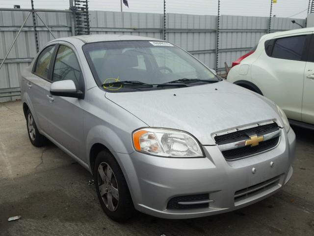 KL1TD5DEXAB110801 - 2010 CHEVROLET AVEO LS SILVER photo 1