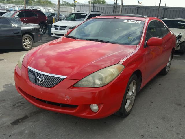 4T1CA38P14U008809 - 2004 TOYOTA CAMRY SOLA RED photo 2