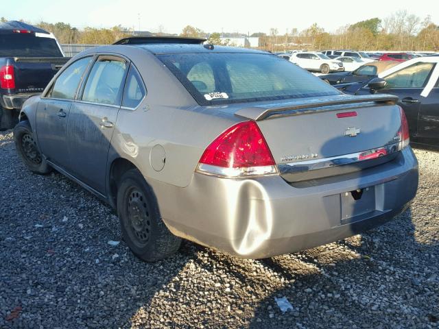 2G1WT58K089228515 - 2008 CHEVROLET IMPALA LT GRAY photo 3