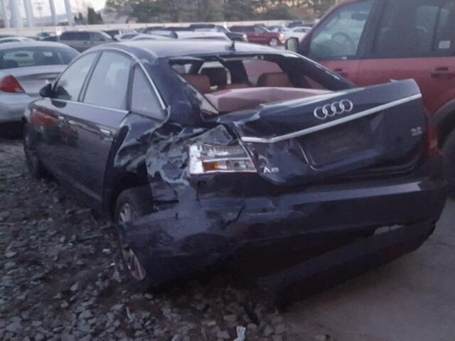 WAUDH74F17N016641 - 2007 AUDI A6 3.2 QUA BLUE photo 3