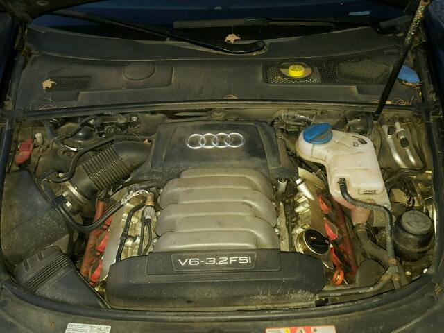 WAUDH74F17N016641 - 2007 AUDI A6 3.2 QUA BLUE photo 7