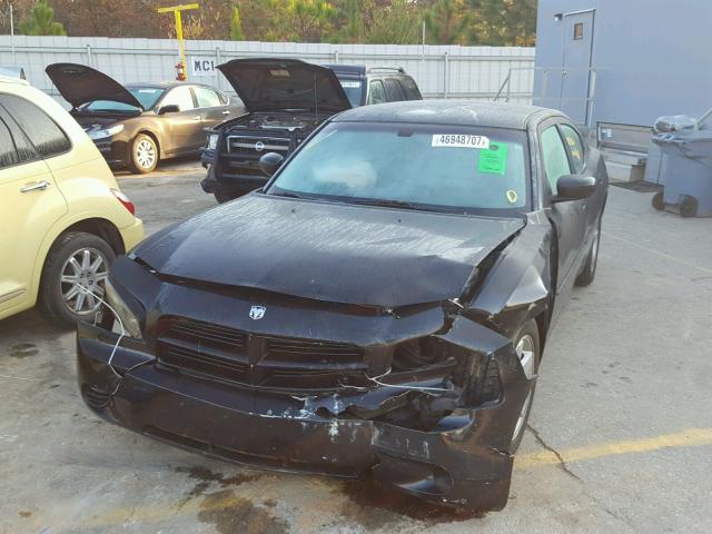 2B3KA43R47H699471 - 2007 DODGE CHARGER SE BLACK photo 2