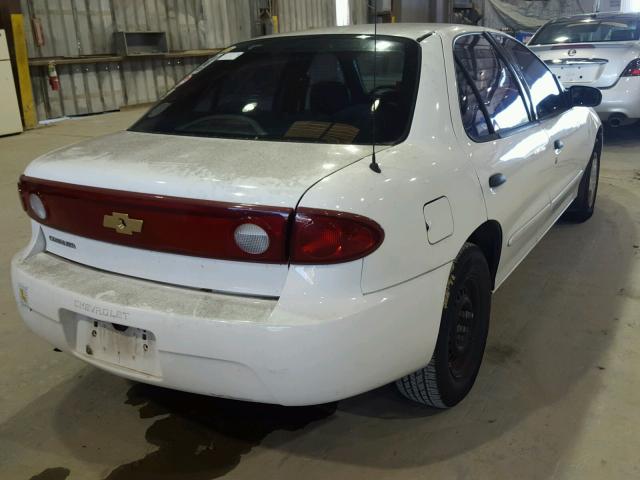 1G1JC52F247332229 - 2004 CHEVROLET CAVALIER WHITE photo 4