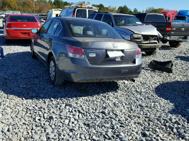 1HGCP26338A061582 - 2008 HONDA ACCORD LX CHARCOAL photo 3