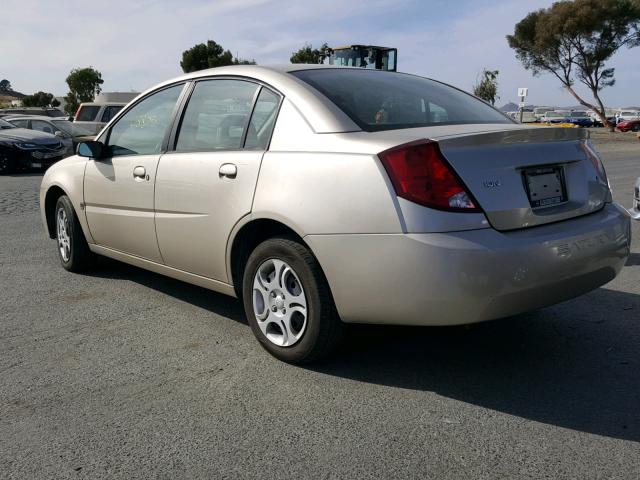 1G8AJ52F04Z135894 - 2004 SATURN ION LEVEL BEIGE photo 3