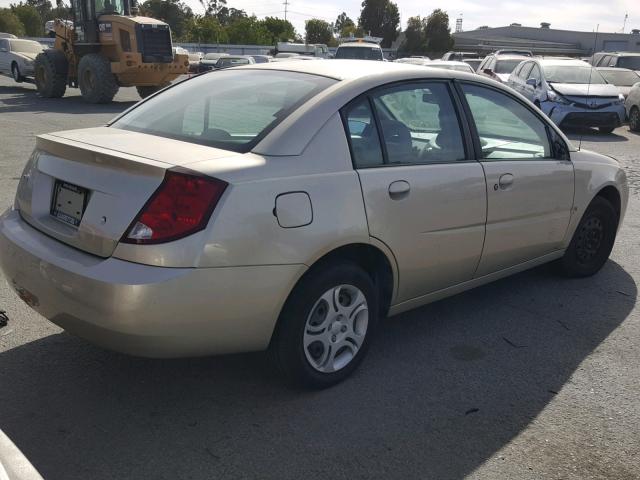 1G8AJ52F04Z135894 - 2004 SATURN ION LEVEL BEIGE photo 4