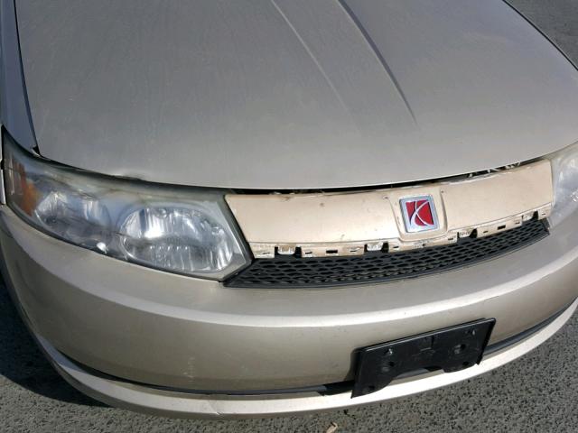 1G8AJ52F04Z135894 - 2004 SATURN ION LEVEL BEIGE photo 9