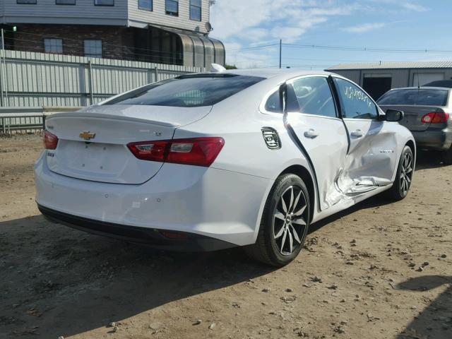 1G1ZE5ST7HF193990 - 2017 CHEVROLET MALIBU LT WHITE photo 4