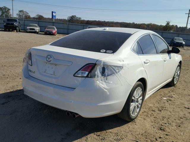 1YVHZ8CH9A5M27362 - 2010 MAZDA 6 I WHITE photo 4