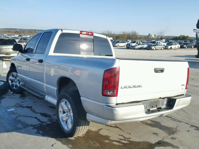 1D7HA18N53J659587 - 2003 DODGE RAM 1500 S SILVER photo 3