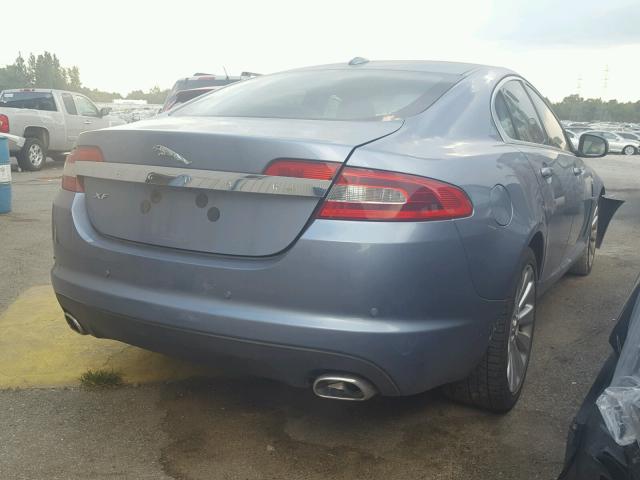 SAJWA06B79HR15833 - 2009 JAGUAR XF PREMIUM BLUE photo 4